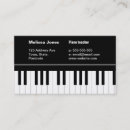 Suche nach klaviertastatur visitenkarten Musiklehrer
