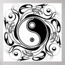 Suche nach yin und yang poster Schwarz weiß