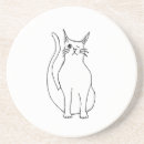 Suche nach schwarze katze untersetzer Skurril