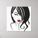 Suche nach rote lippen leinwandbilder Weiblich