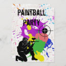 Suche nach paintball geburtstag einladungen Helle farben