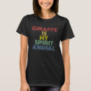 Suche nach giraffe frauen tshirts Geist