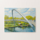 Suche nach brücken puzzle Fluss