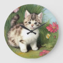 Suche nach rote katze wanduhren Blume