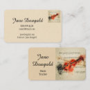 Suche nach vintage tiere visitenkarten Tutor