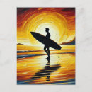 Suche nach surfer postkarten Sonnenuntergang