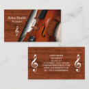 Suche nach violine visitenkarten Elegant