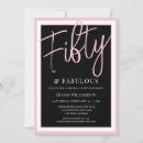 Suche nach eleganter 50 geburtstag einladungen Fünfzig und fabelhaft