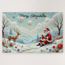 Suche nach schneelandschaft puzzle Weihnachten
