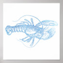 Suche nach blauer hummer poster Nautisch