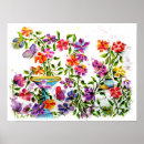 Suche nach bird painting poster Aquarell