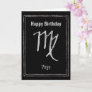 Suche nach jungfrau geburtstag karten Virgo