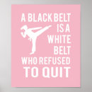 Suche nach black belt poster Taekwondo