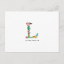 Suche nach monogramm l postkarten Blume