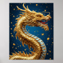 Suche nach goldener drache poster Chinesisch