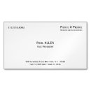 Suche nach investor visitenkarten Minimalistisch