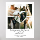 Suche nach liebe zum mond poster Hochzeitsgeschenk