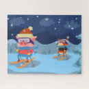 Suche nach fuchs im schnee puzzle Winter