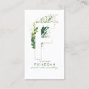 Suche nach monogramm f visitenkarten Modern