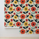 Suche nach orange retro kunst Tapete