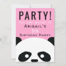 Suche nach panda party einladungen Mädchen