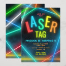 Suche nach laser einladungen Lasertag party