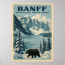 Suche nach banff national park poster Vintag
