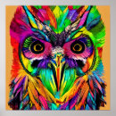 Suche nach rote eule poster Farbig