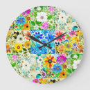 Suche nach patchwork wanduhren Blumen