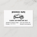 Suche nach vintage autos visitenkarten Reparatur