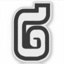 Suche nach nummer zwei aufkleber Zweite