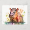 Suche nach nilpferde poster Aquarell