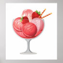 Suche nach erdbeere kunst poster Eis