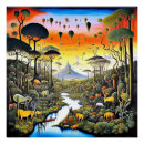 Suche nach tierwelt poster Landschaft