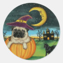 Suche nach halloween mops aufkleber Kürbis