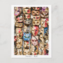 Suche nach venezianische masken postkarten Schwarz