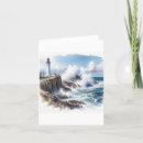 Suche nach wellen kleine grußkarten Küstenlinie