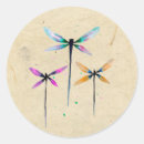 Suche nach libellen aufkleber Aquarell