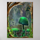 Suche nach pilz kunst poster Wald