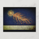 Suche nach der komet postkarten Vintag