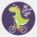 Suche nach cartoon dino aufkleber Fahrrad