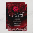 Suche nach red and black einladungen Rot