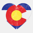 Suche nach colorado flag aufkleber Herz