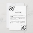 Suche nach schwarzweiss party einladungen Monogramm