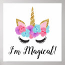 Suche nach goldenes einhorn poster Mädchen