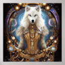 Suche nach weißer wolf poster Wolfskunst