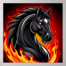 Suche nach glühende augen poster Pferd