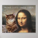 Suche nach mona lisa poster Katze