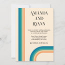 Suche nach regenbogen hochzeits einladungen Vintag