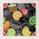 Suche nach frucht puzzle Illustration